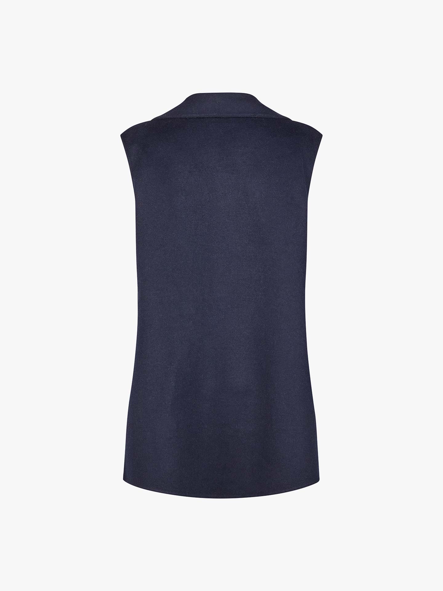 Colete Comprido com Gola de Lapela