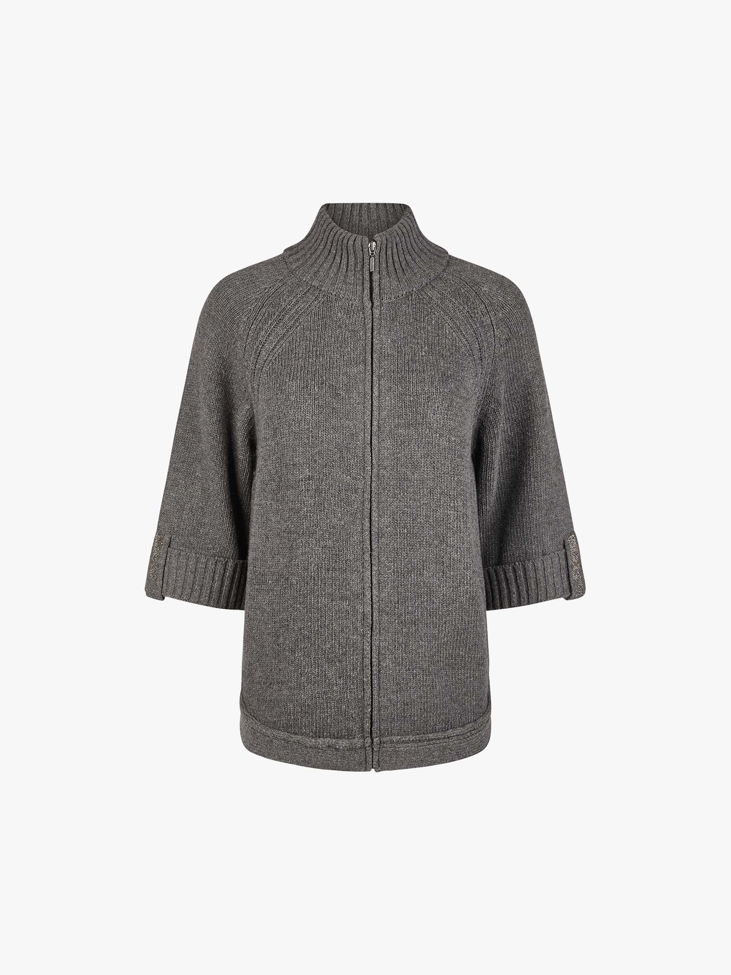 Casaco de Malha com Gola Alta