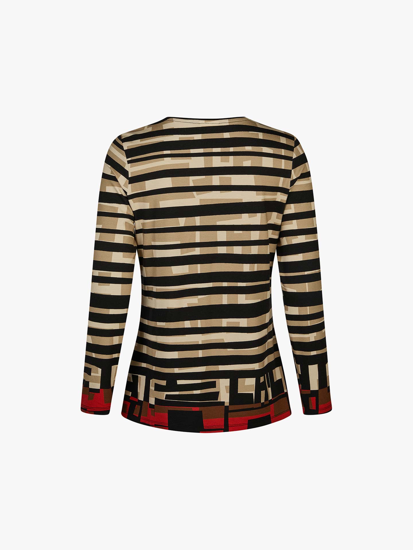 Camisola com Padrão Geométrico