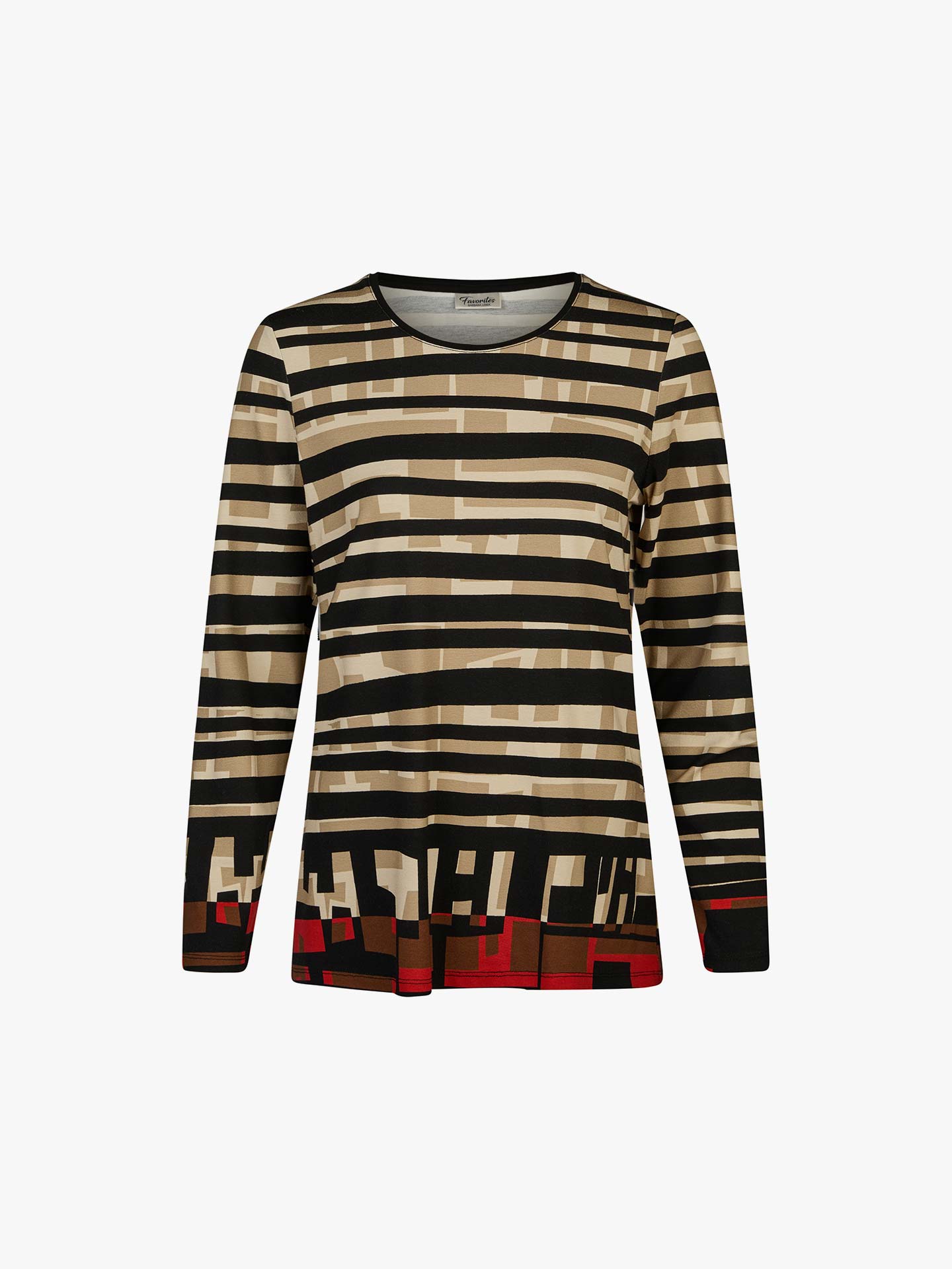 Camisola com Padrão Geométrico