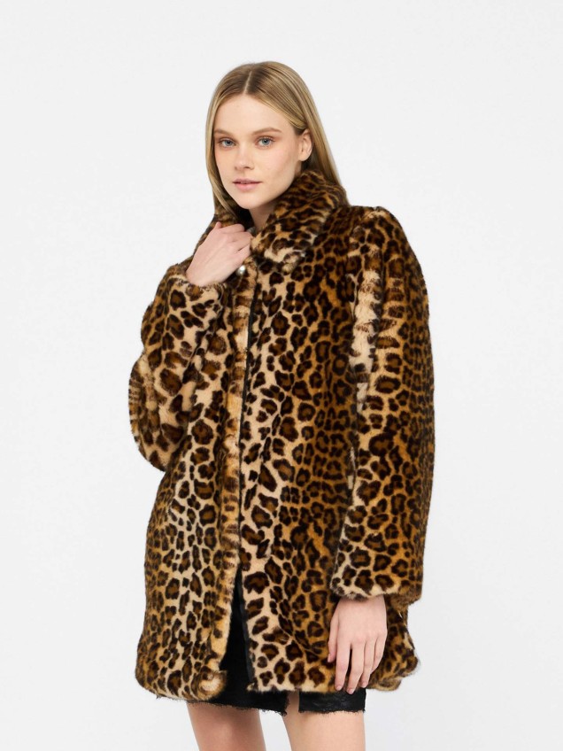 Casaco com Padro Leopardo