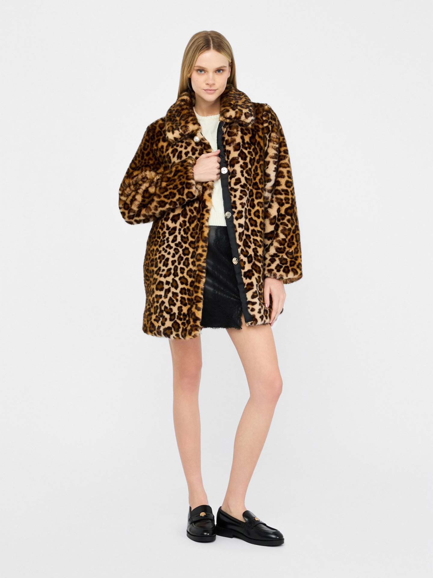 Casaco com Padrão Leopardo