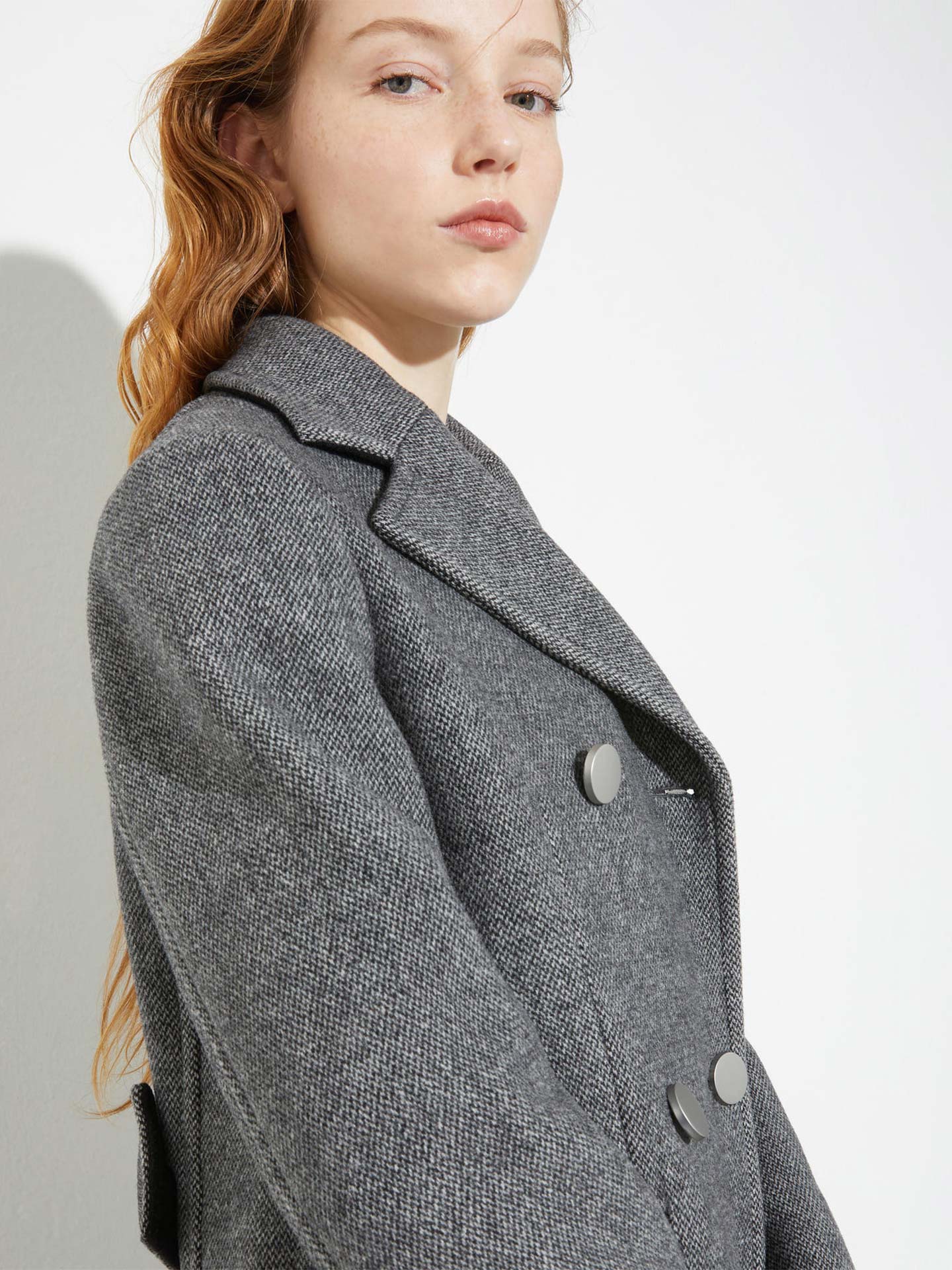 Casaco Comprido Duplo Abotoamento Fenis