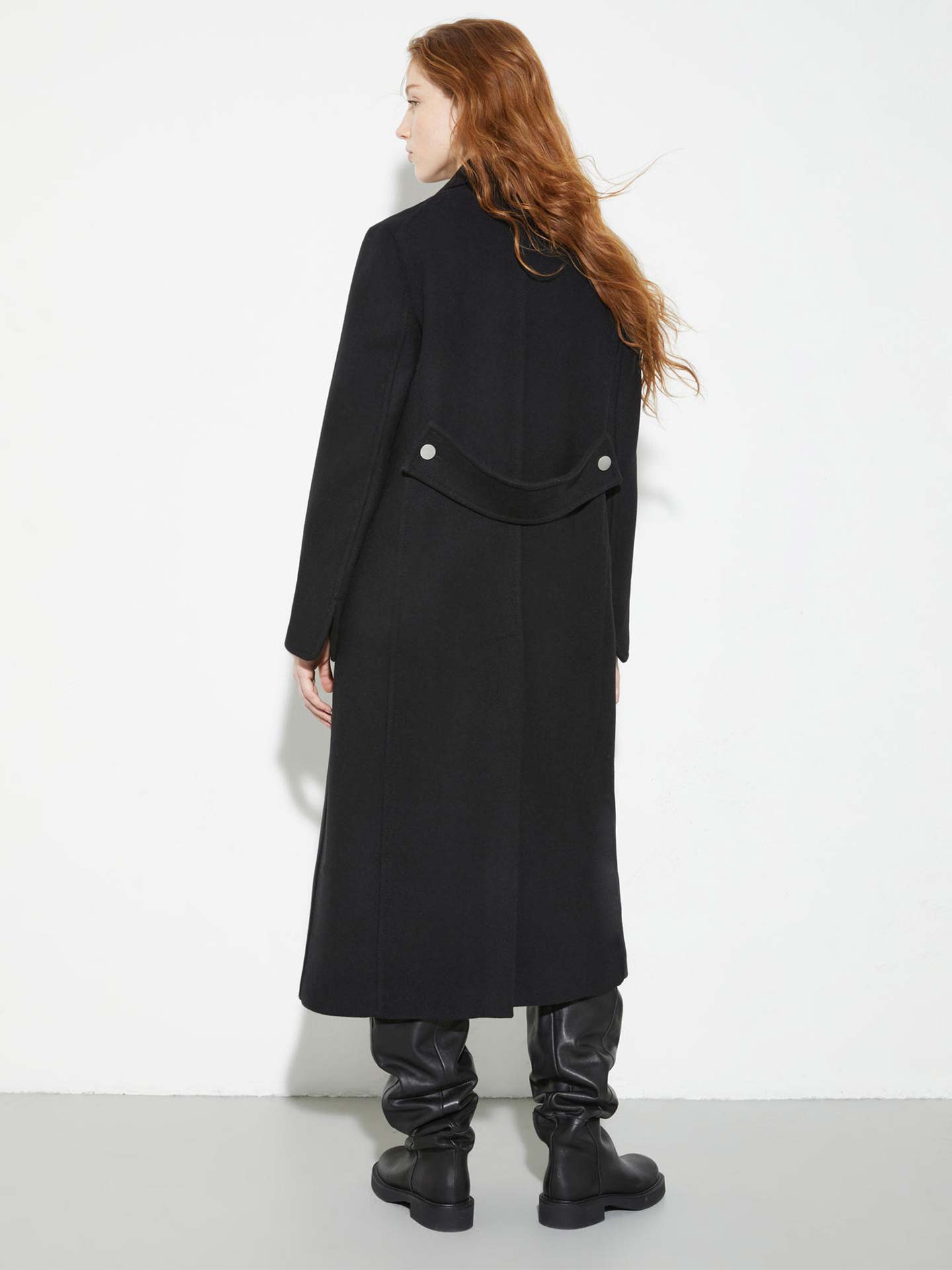 Casaco Comprido Duplo Abotoamento Fenis