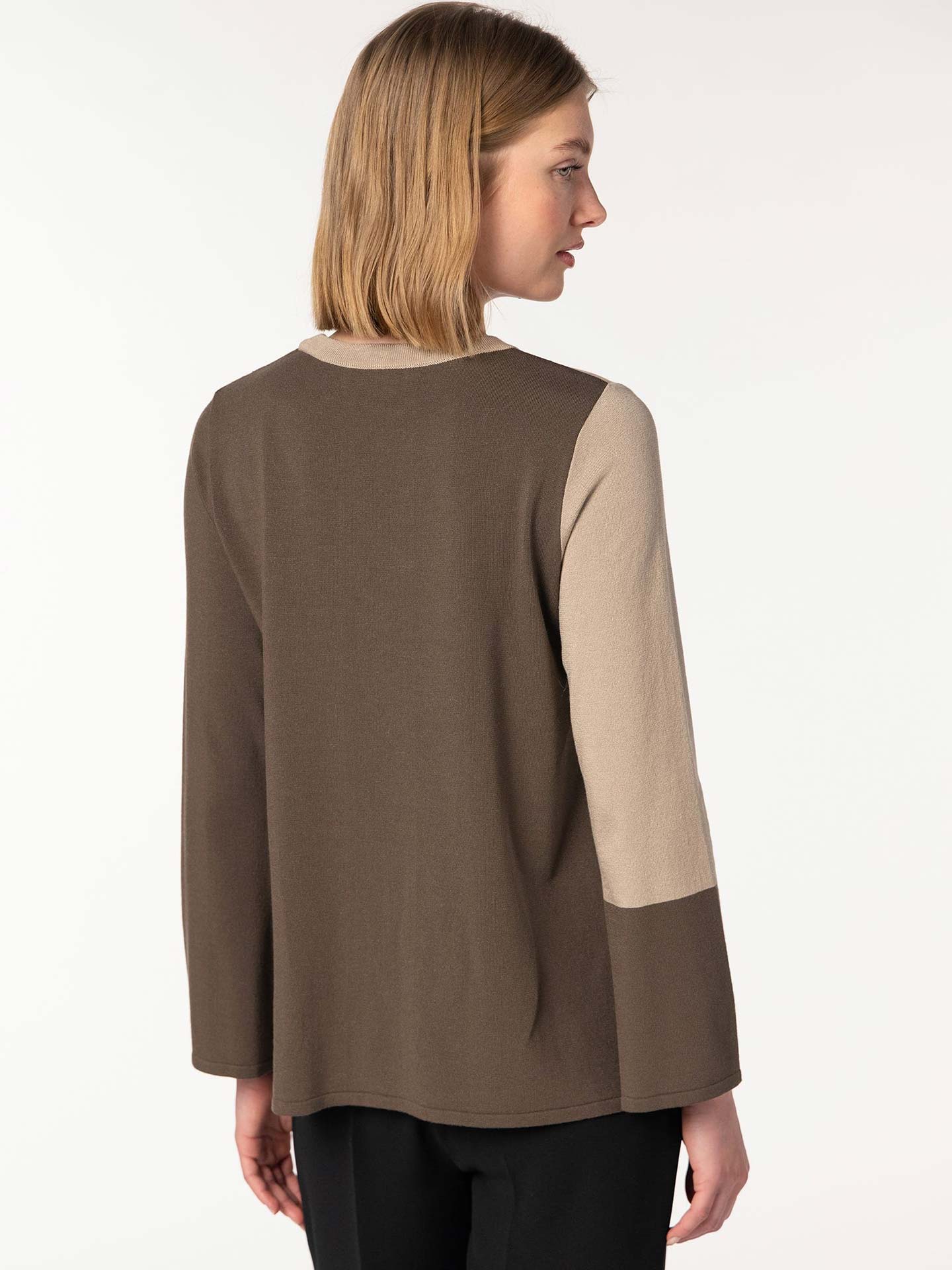 Camisola de Malha com Intarsia