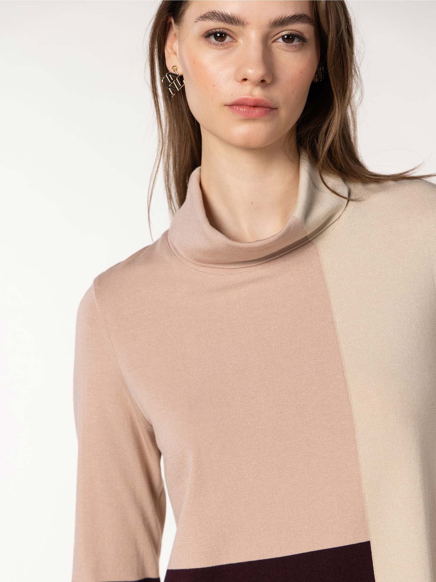 Camisola de Malha com Intarsia