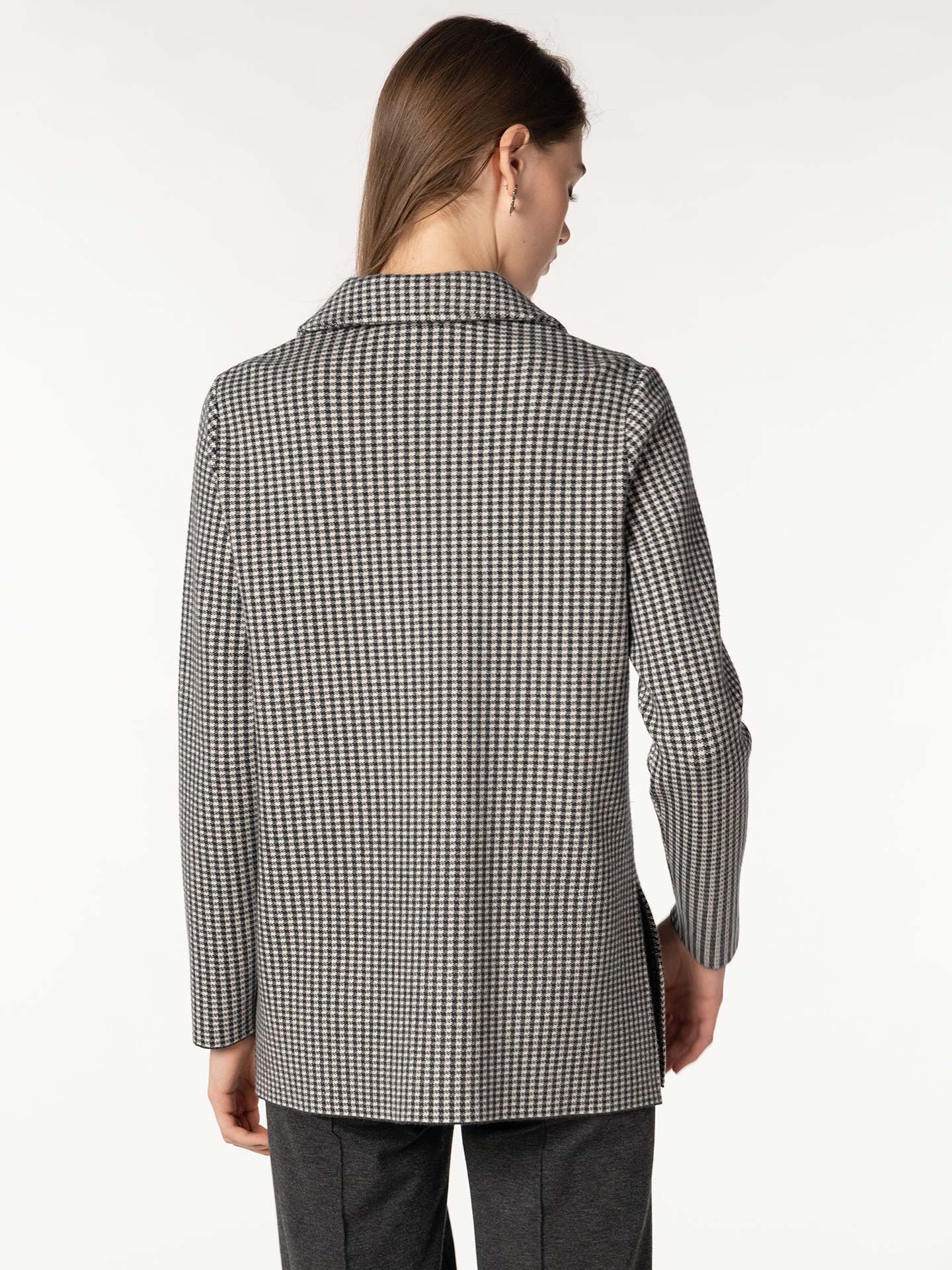 Casaco com Padrão Vichy