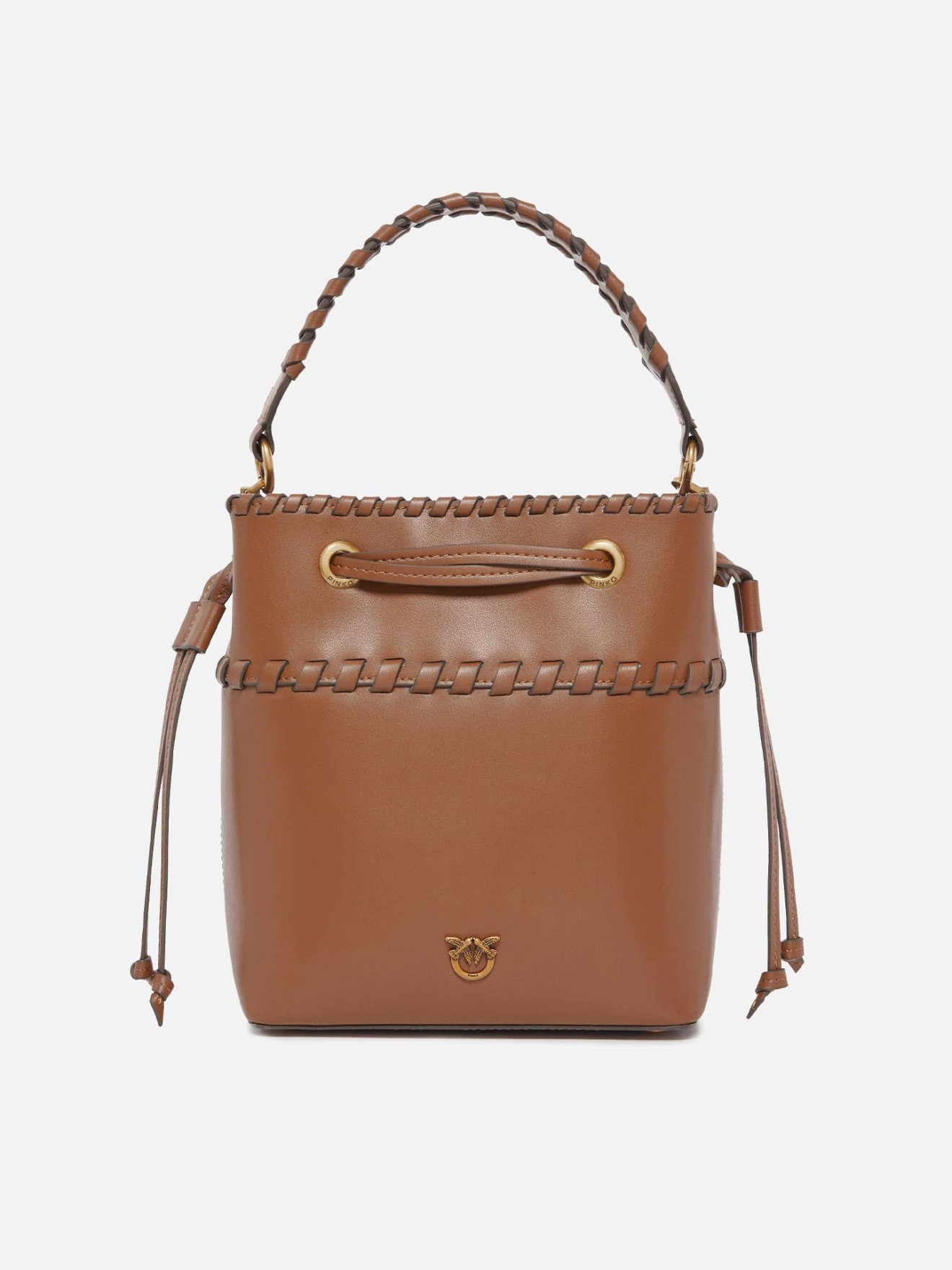 Bucket Bag em Pele