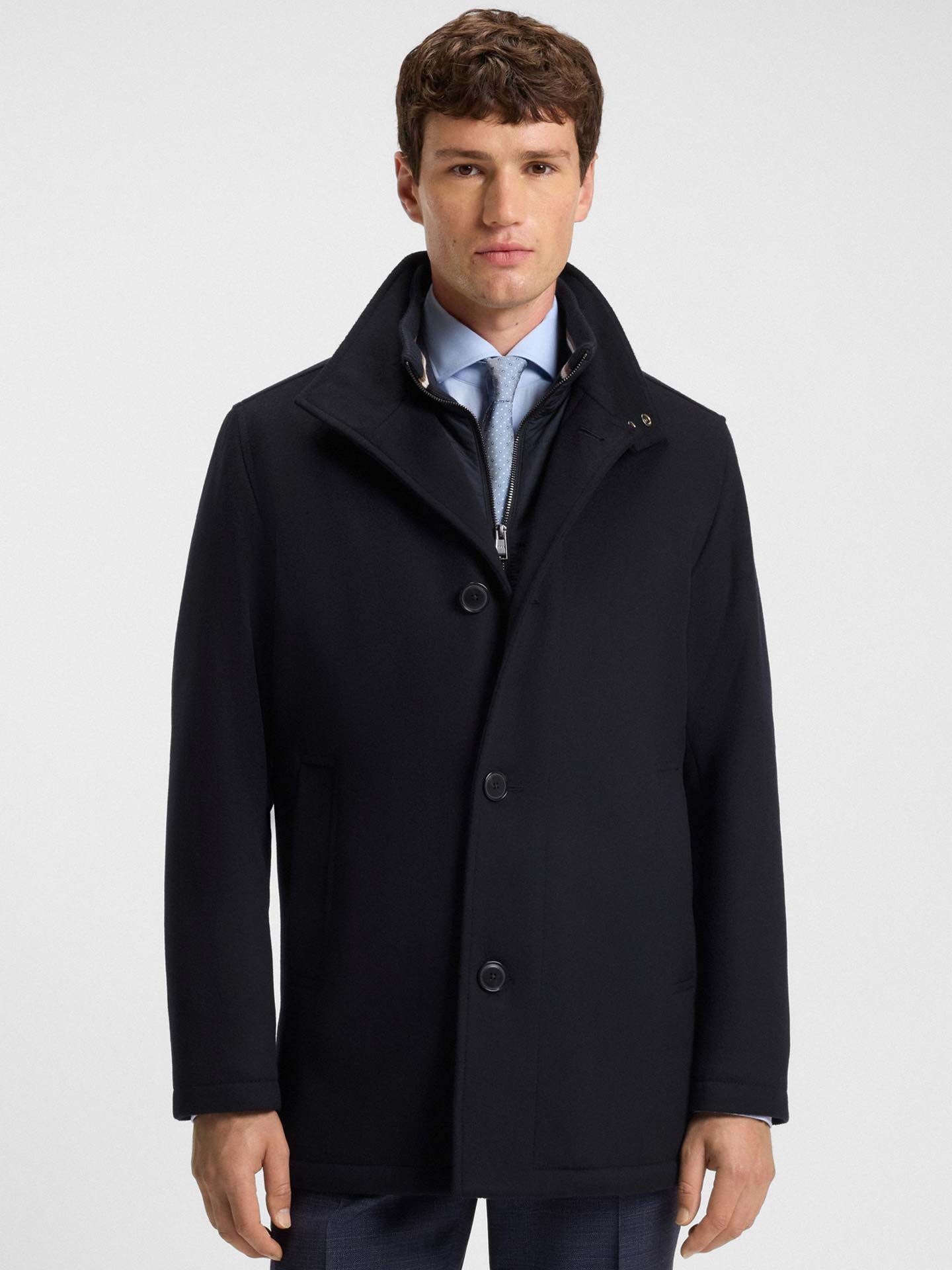 Sobretudo Curto em Lã