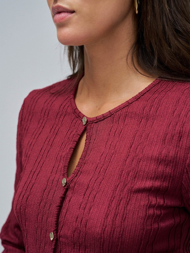 Camisola Texturizada Slim Fit