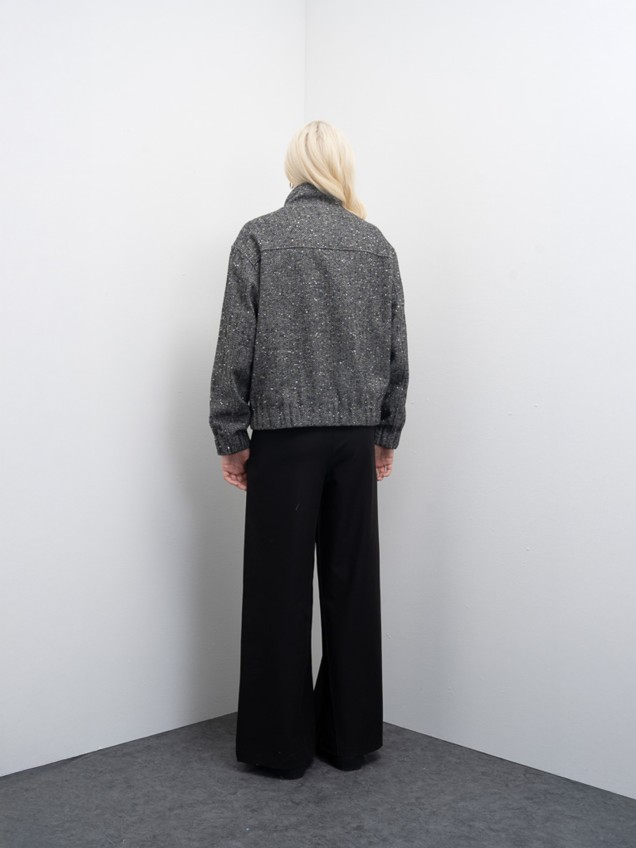 Casaco Bomber de Tweed