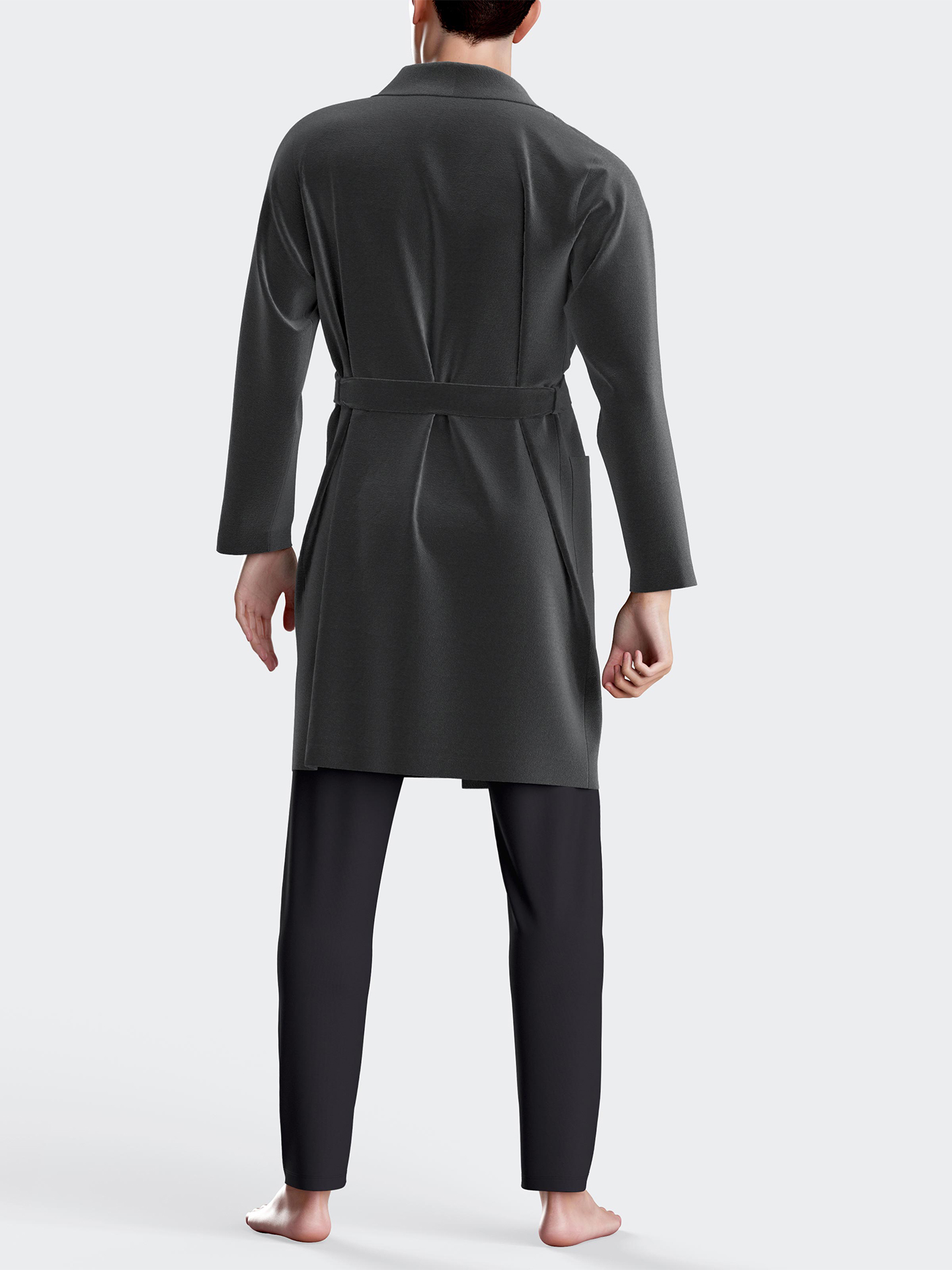 Roupão com Cinto e Bolsos