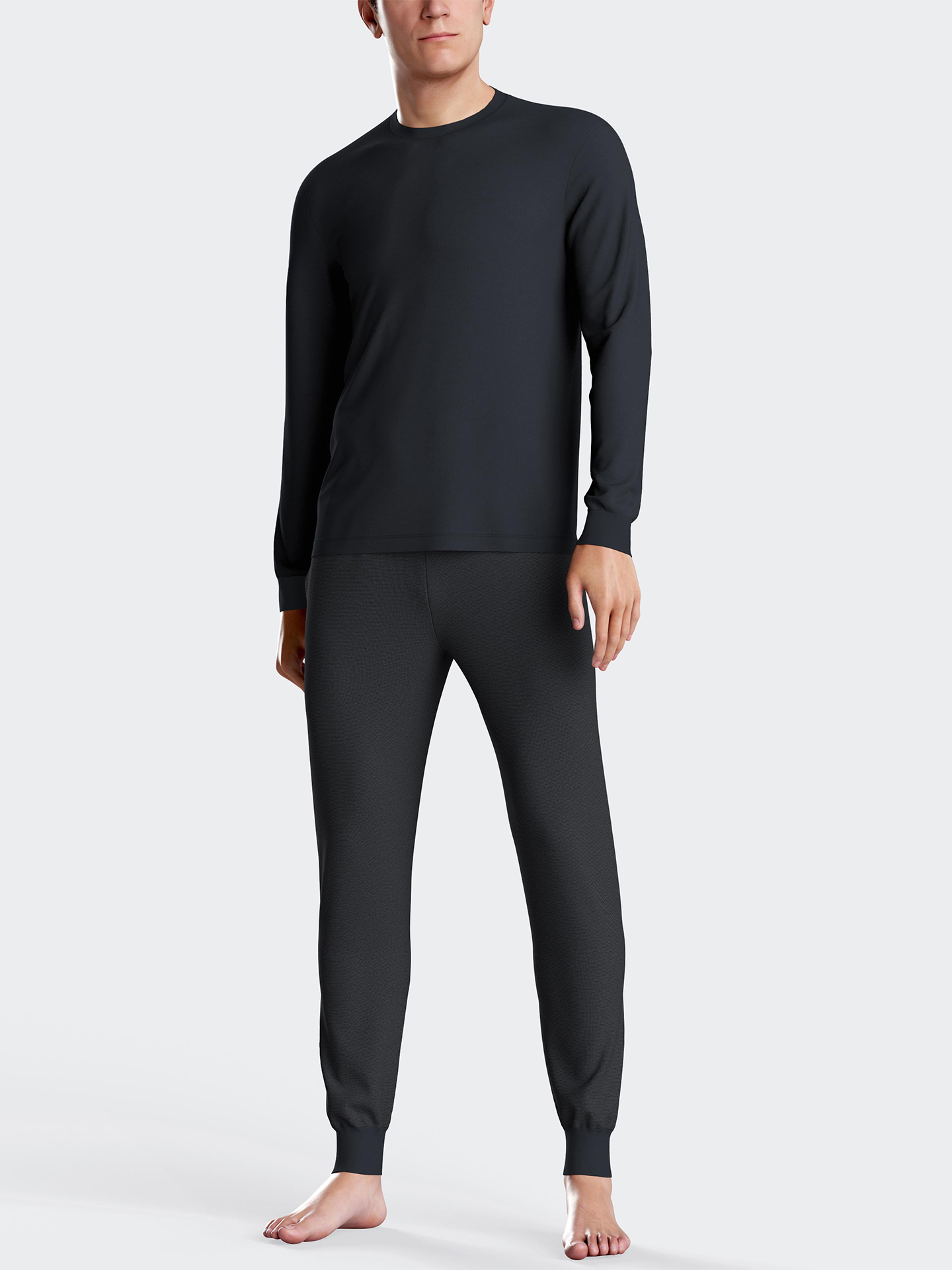 Pijama de Manga Comprida e Calças