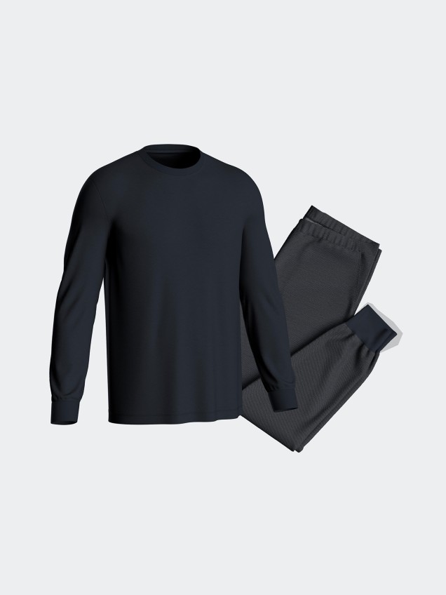 Pijama de Manga Comprida e Calças