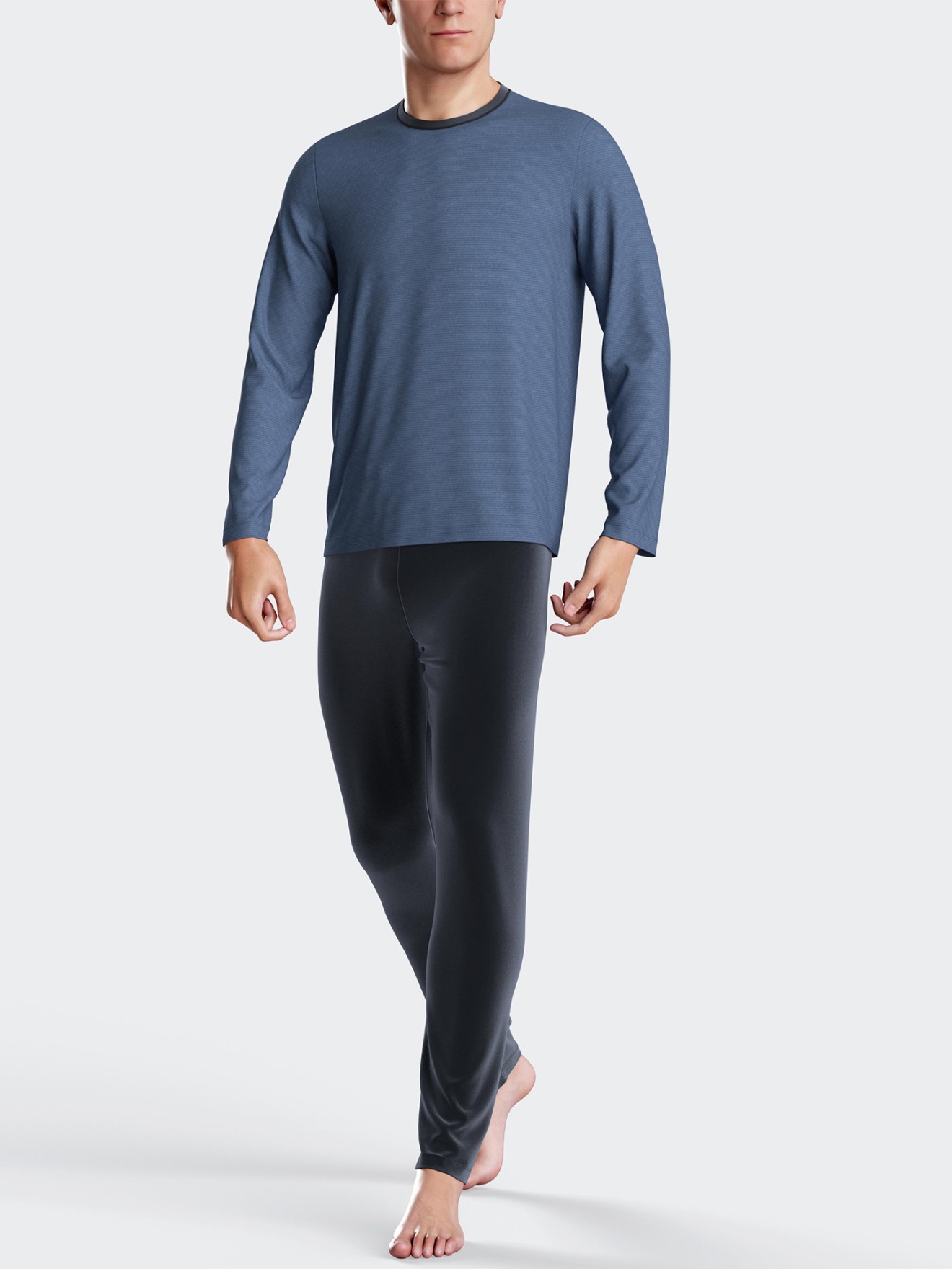 Pijama de Manga Comprida e Calas