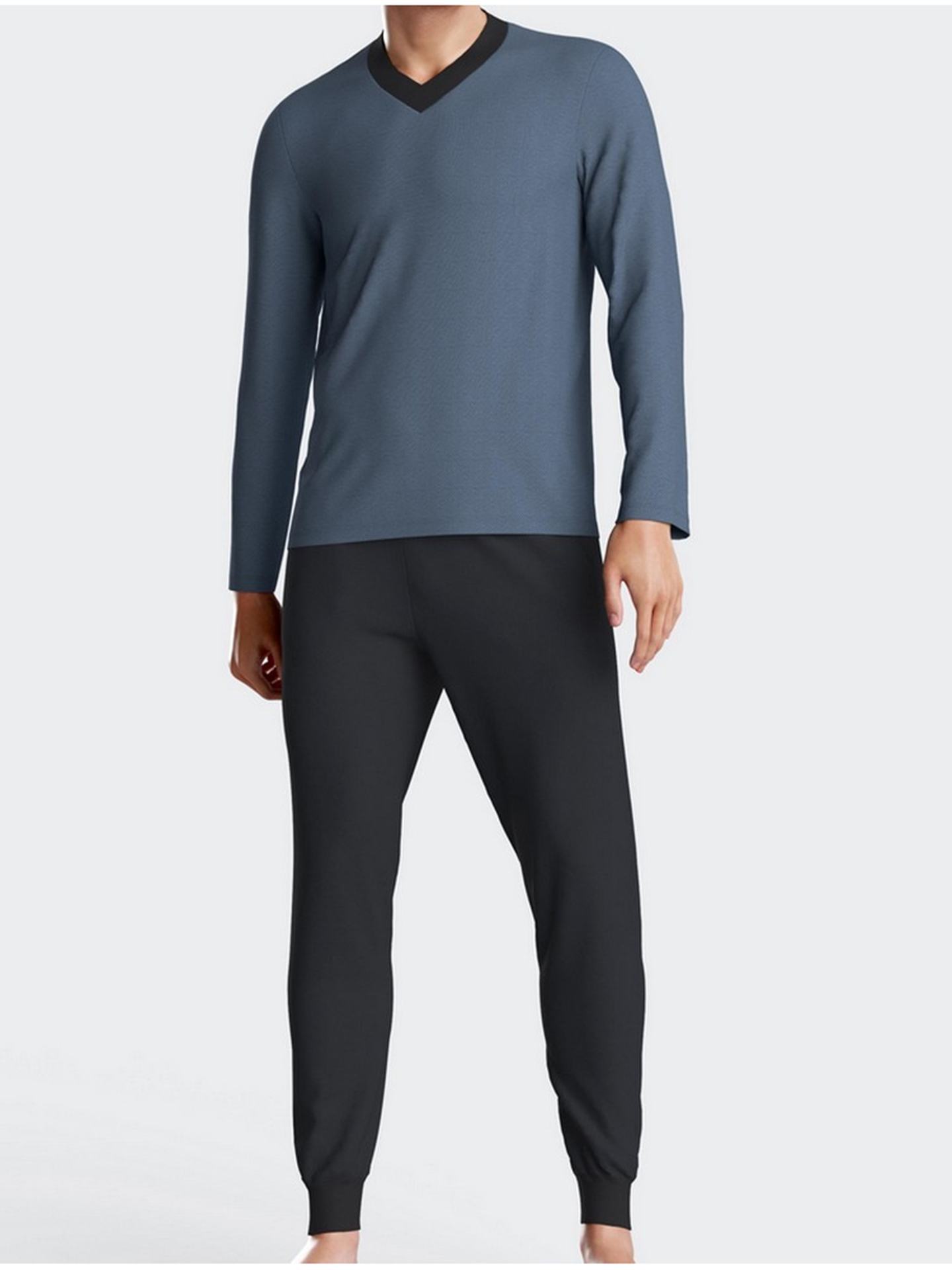 Pijama de Manga Comprida e Calças