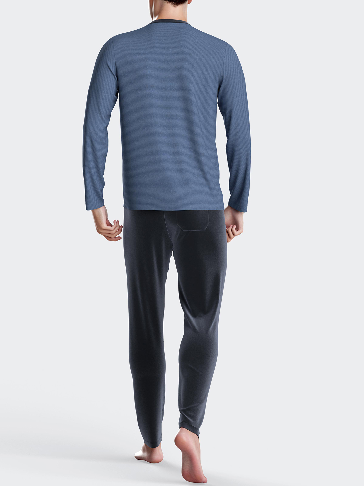 Pijama de Manga Comprida e Calças