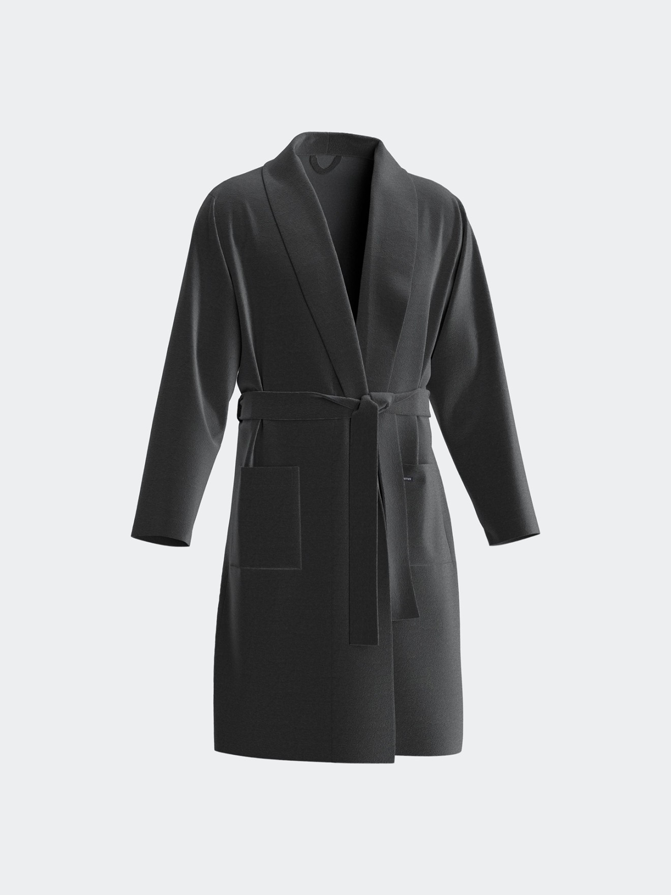 Roup�o com Cinto e Bolsos