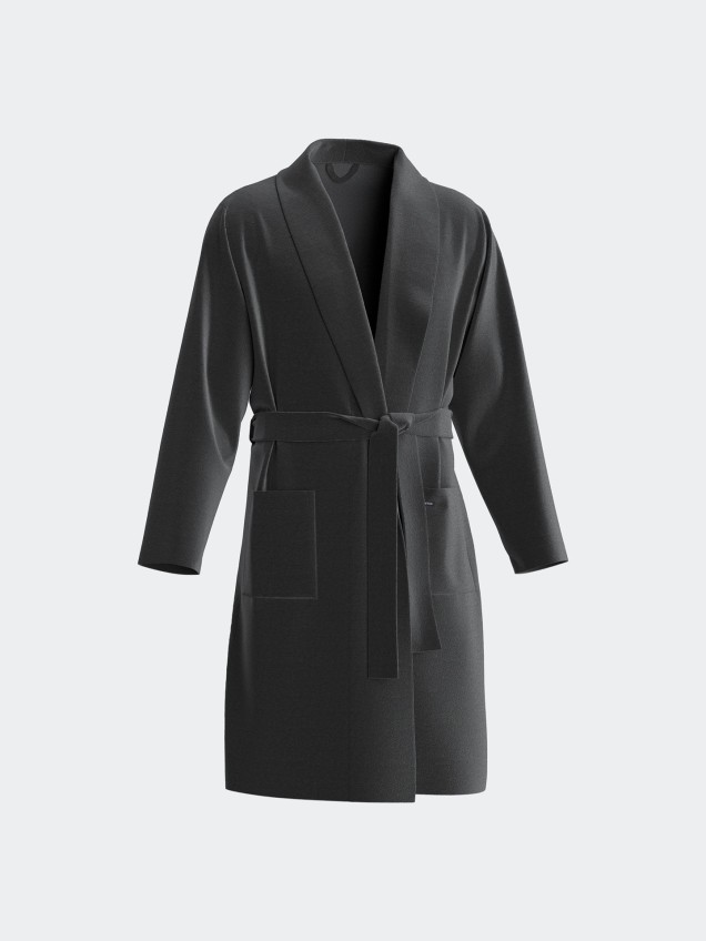 Roupão com Cinto e Bolsos