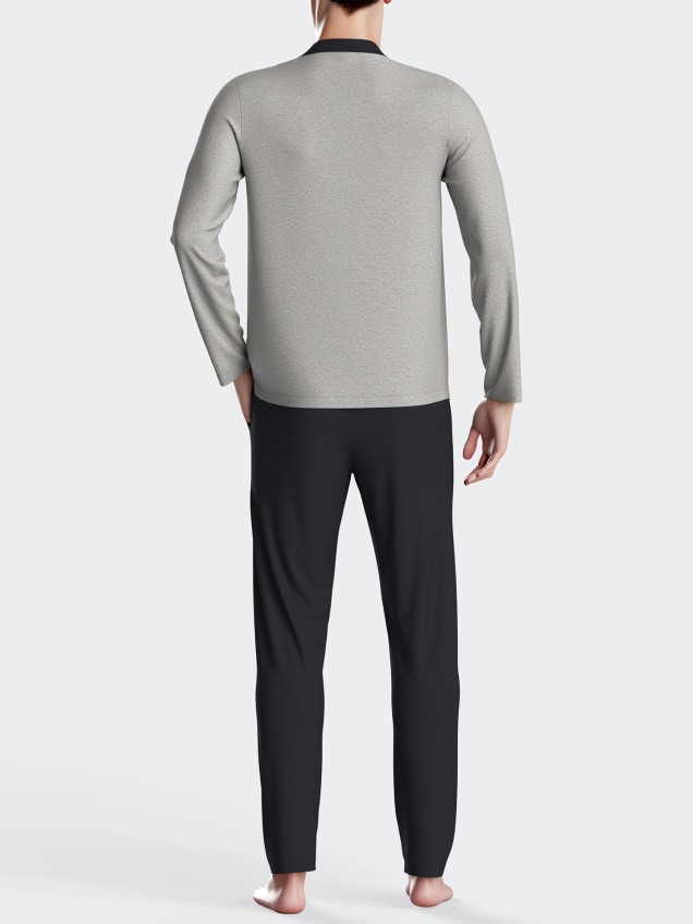 Pijama de Manga Comprida e Calças