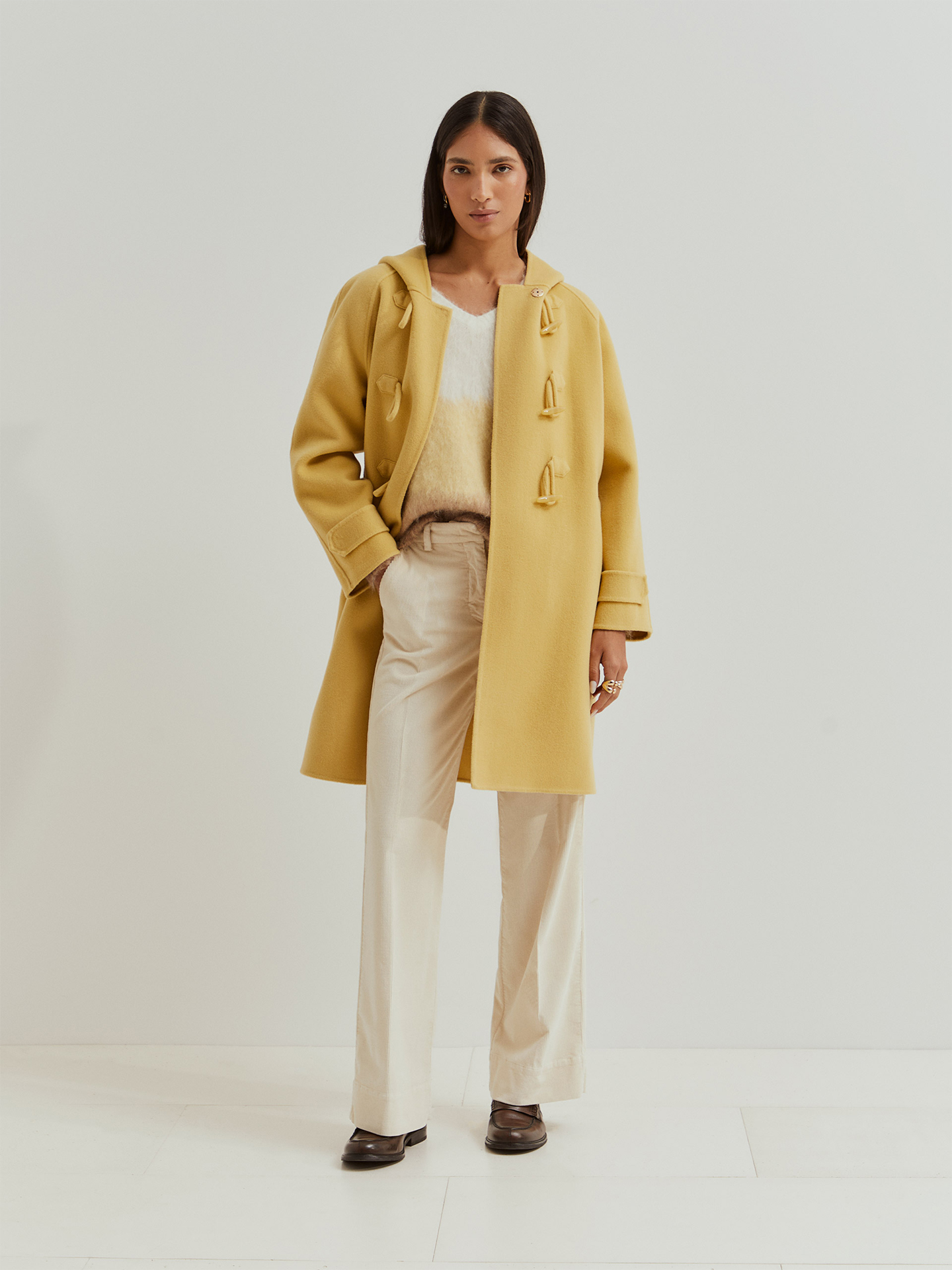 Sobretudo Comprido em Lã