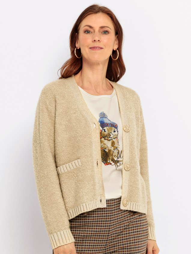 Cardigan de Malha Ranis