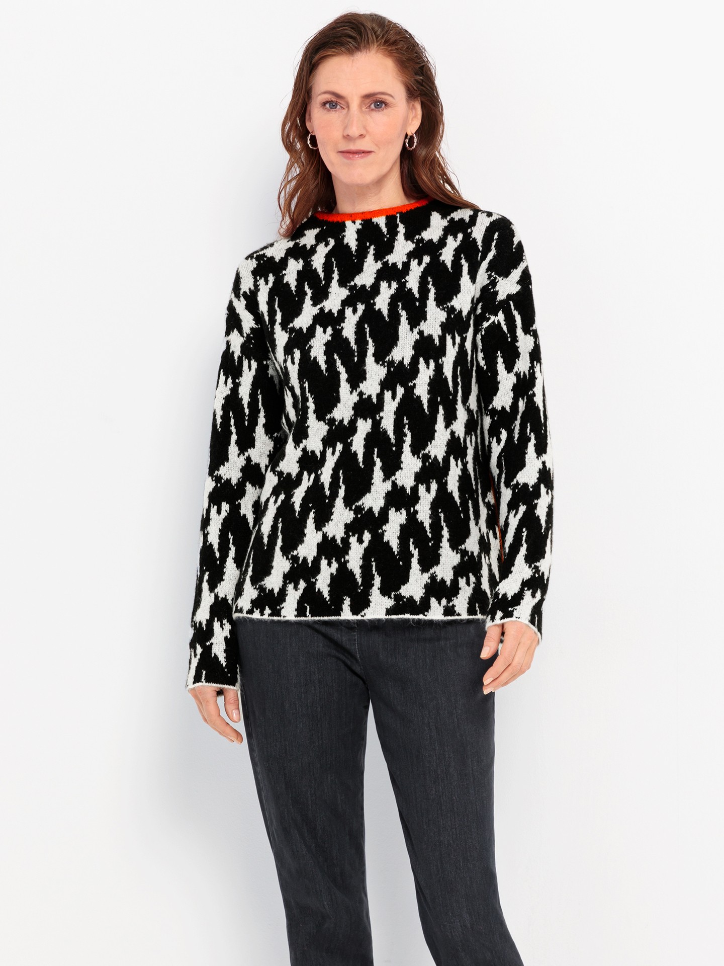 Camisola de Malha com Padrão Remis