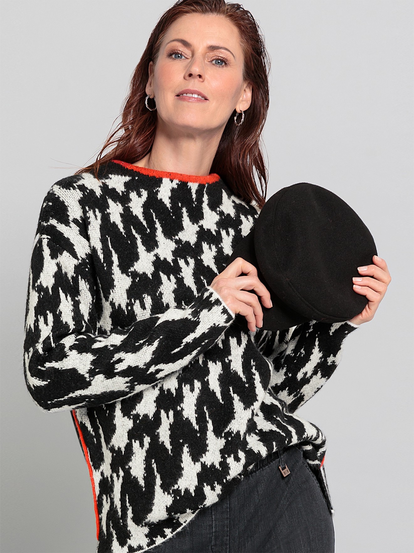 Camisola de Malha com Padro Remis