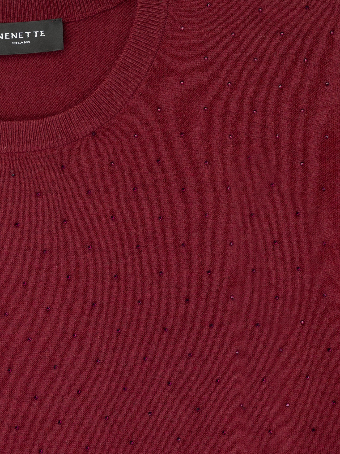 Camisola de Malha com Aplicações de Strass