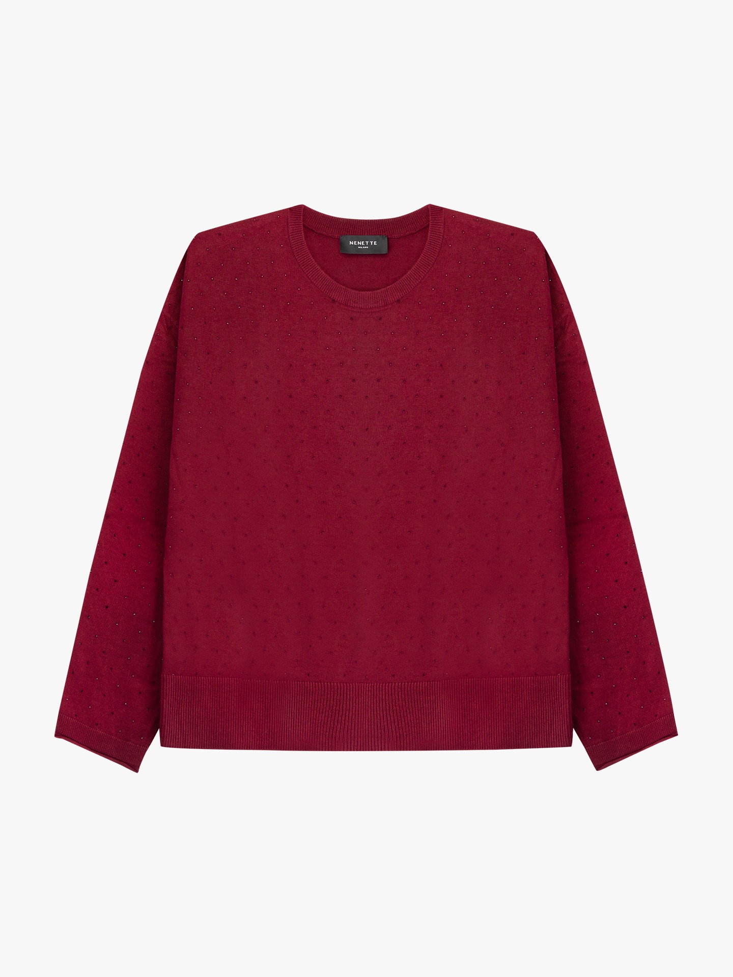 Camisola de Malha com Aplicações de Strass