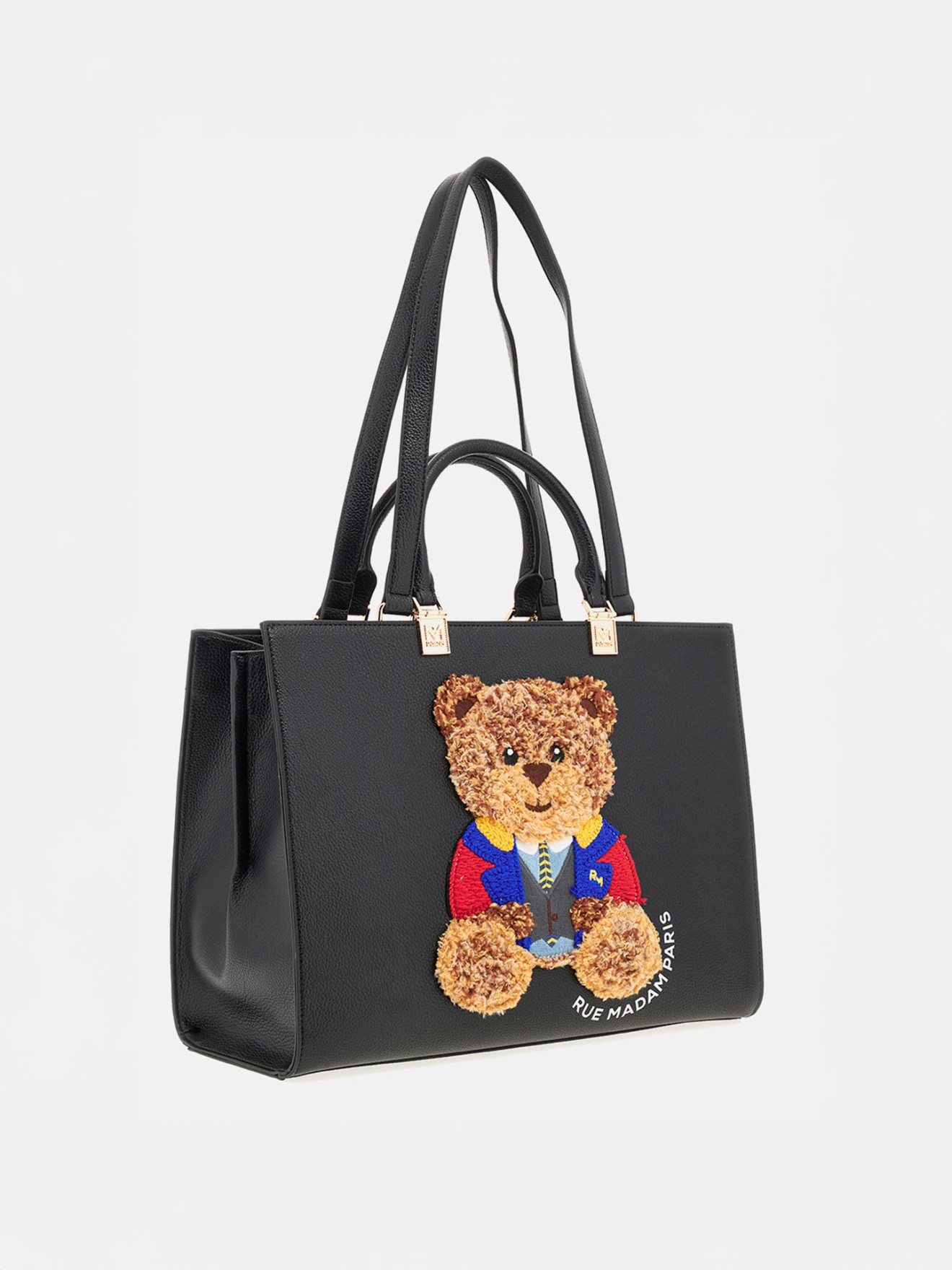 Mala de Mo com Aplique de Urso