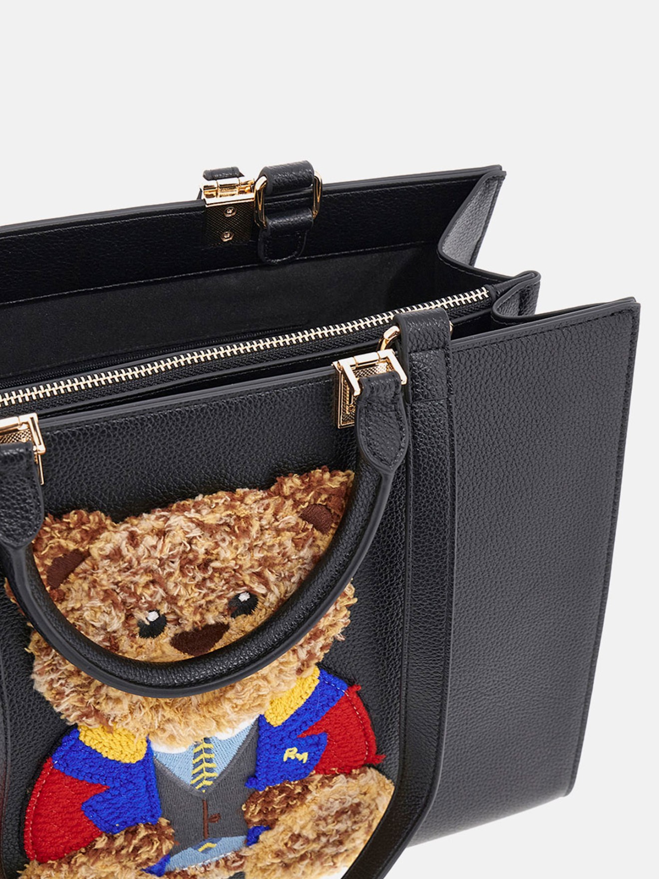 Mala de Mo com Aplique de Urso