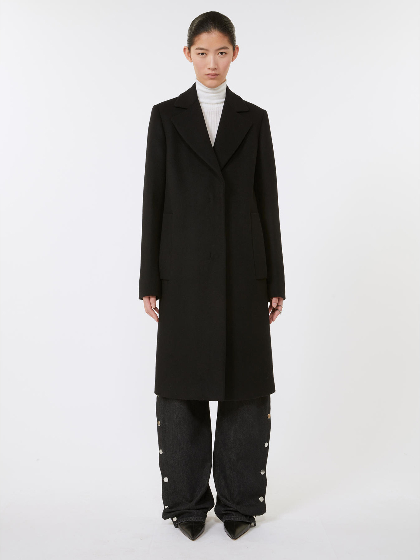 Casaco Comprido em Lã Ala