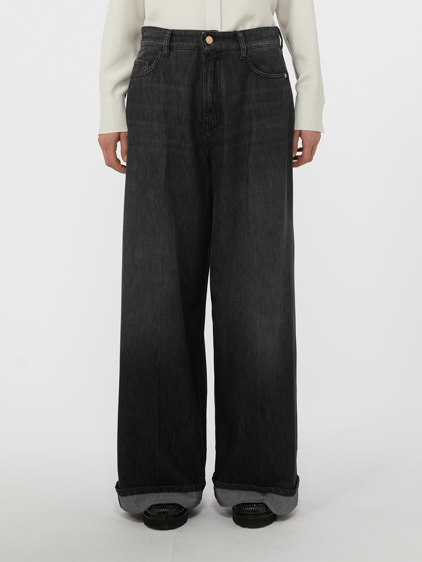 Calças de Ganga Wide Leg Lusso