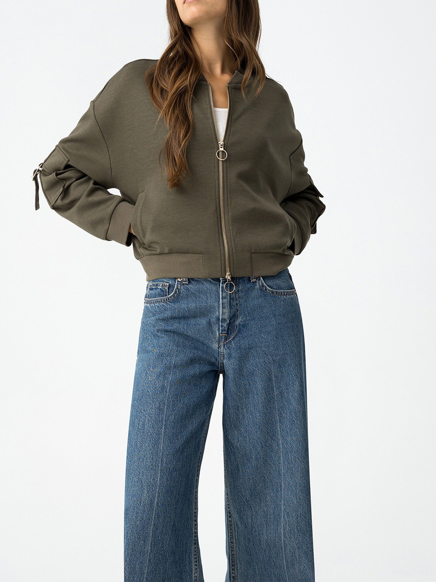 Casaco Bomber Relaxed Fit Lauren