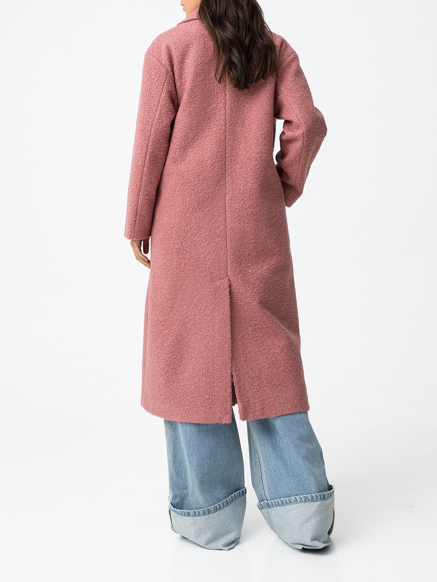 Casaco Comprido Bouclé