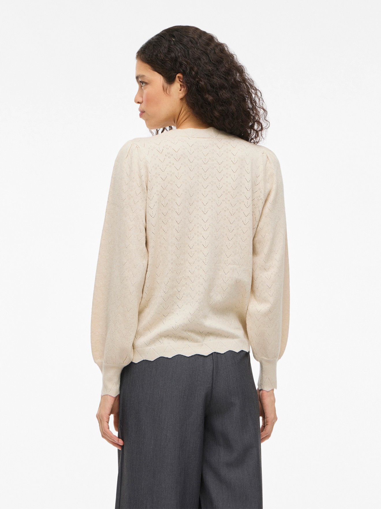 Camisola de Malha com Padro Vazado