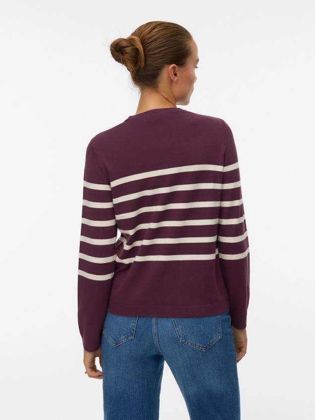 Camisola de Malha com Riscas