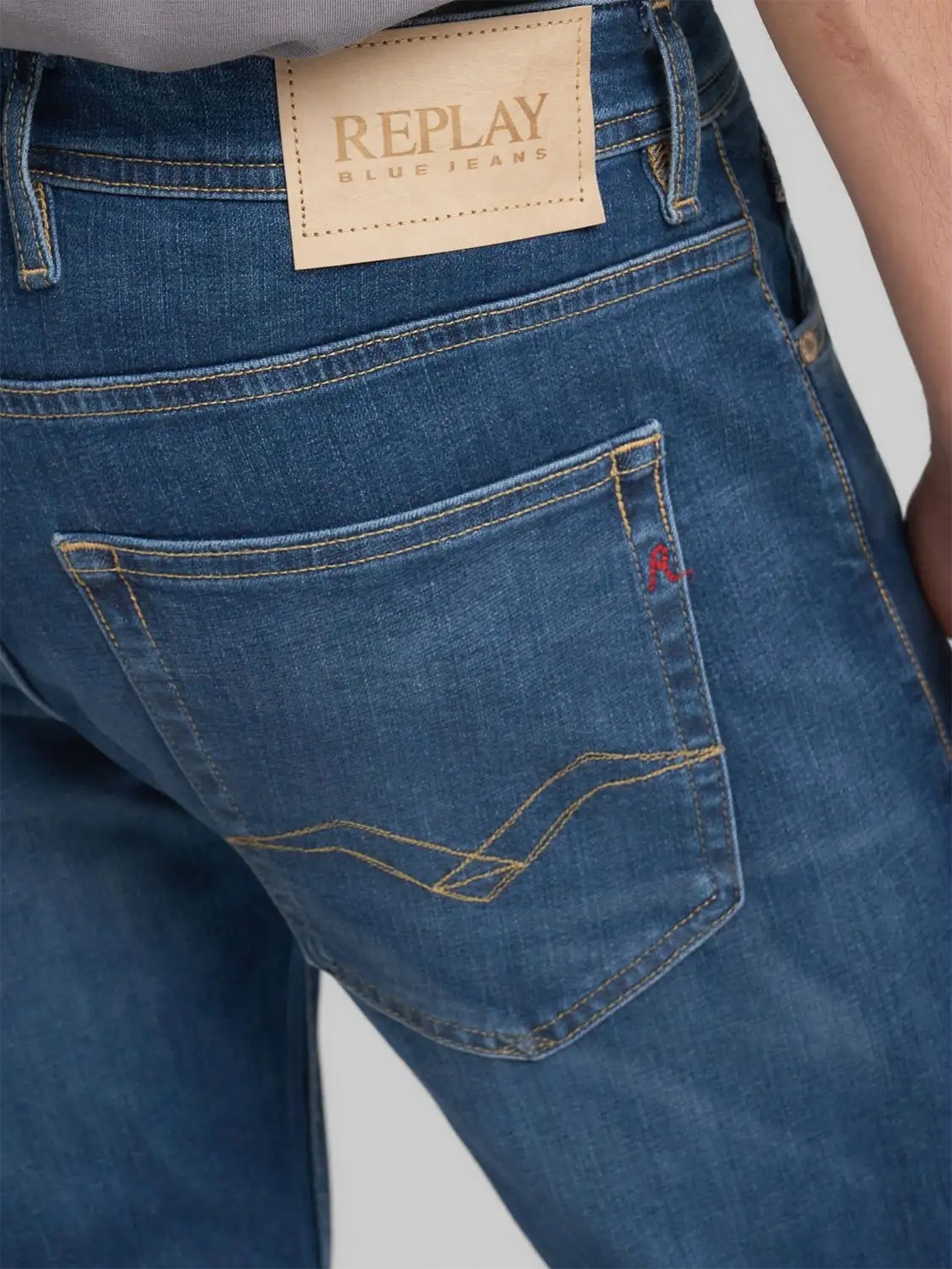 Calças de Ganga Straight Fit