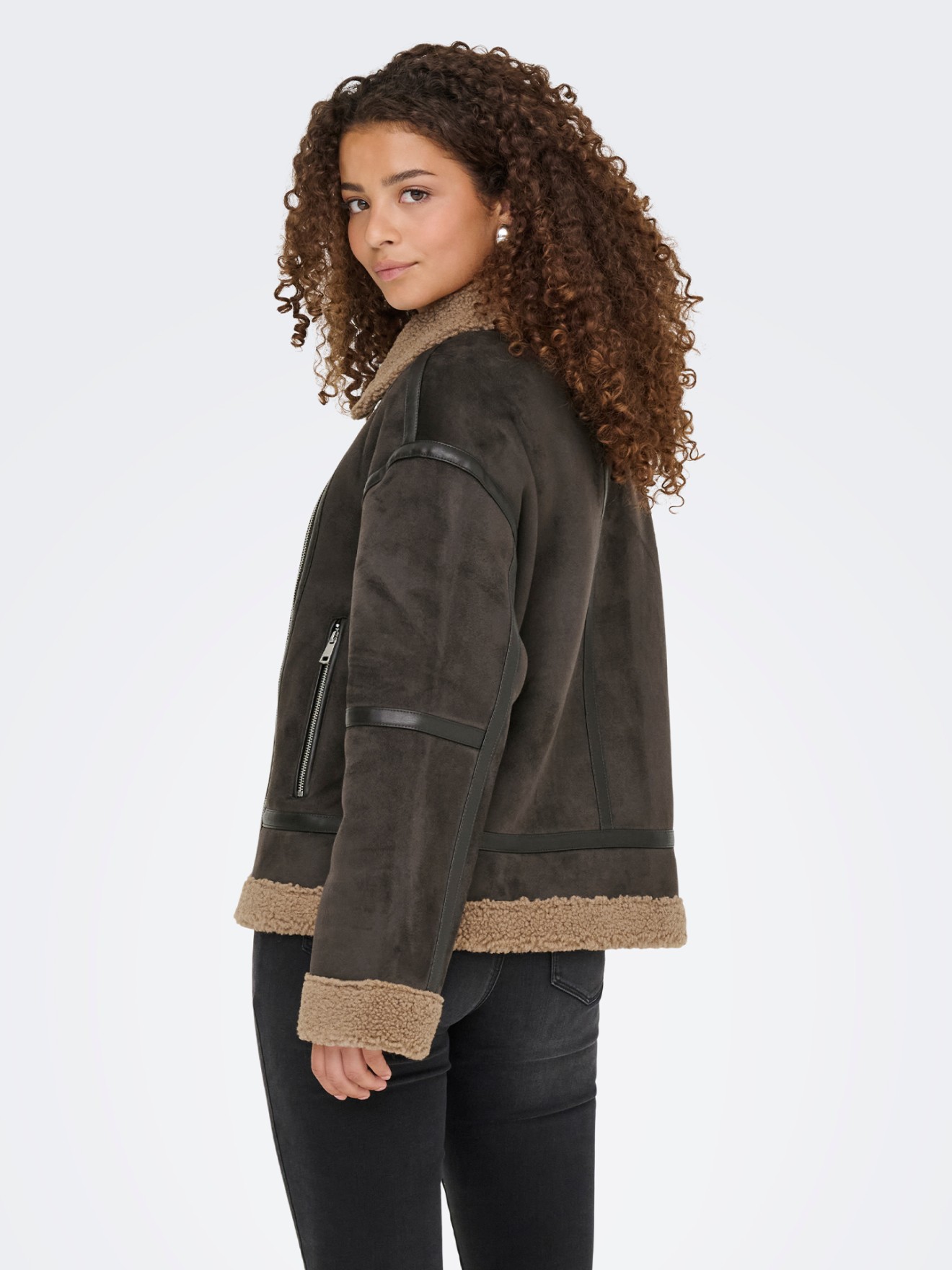 Casaco com Fecho Assimétrico