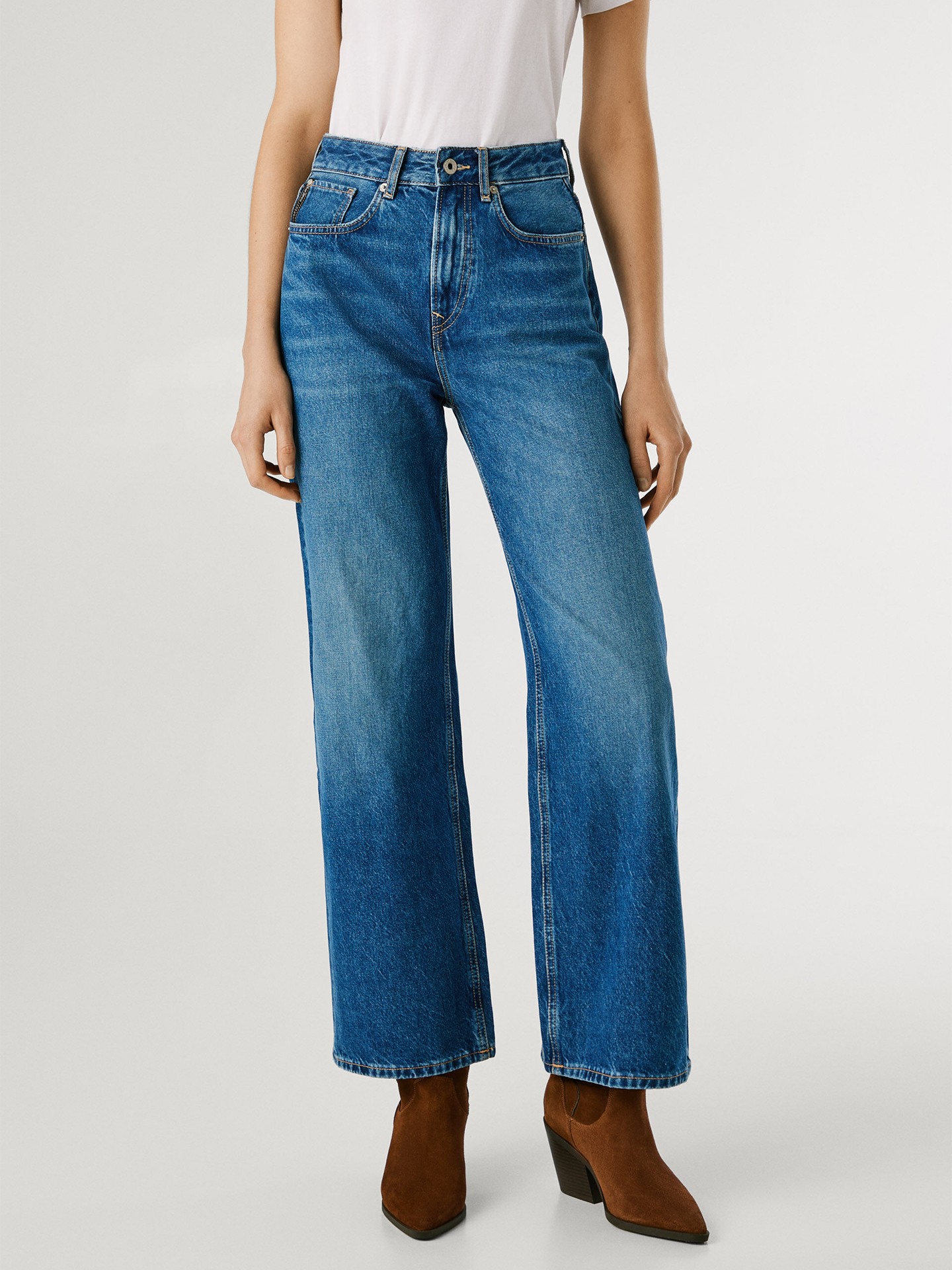 Calças de Ganga Wide Fit