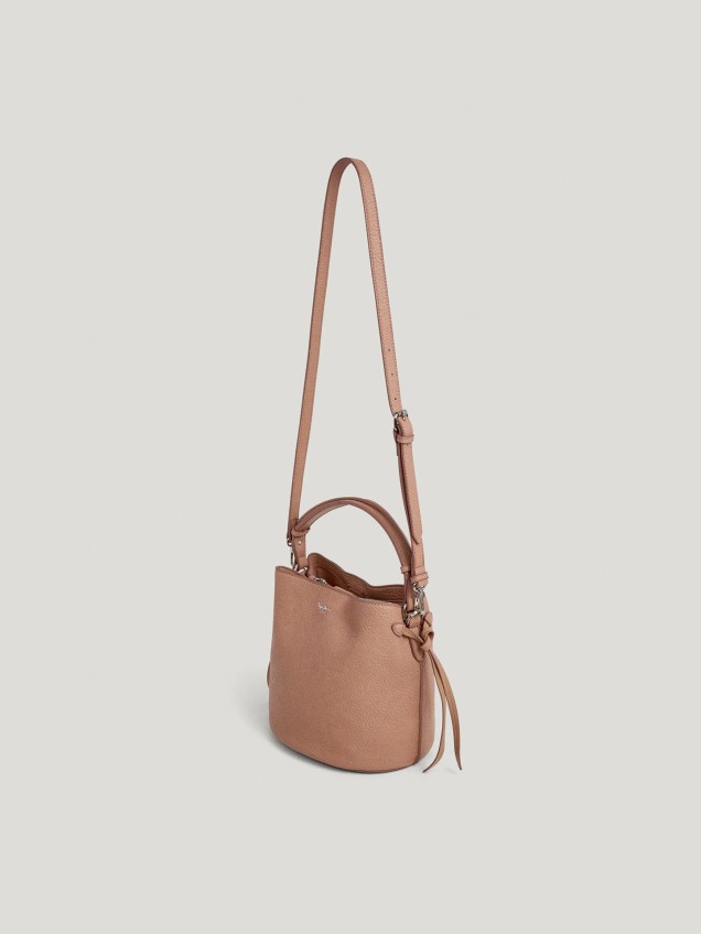 Mala Bucket com Efeito Pele