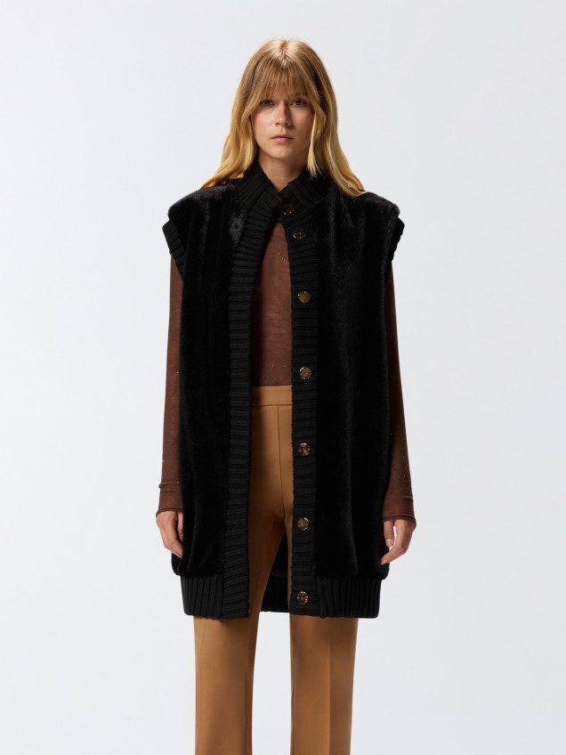 Colete com Gola Alta