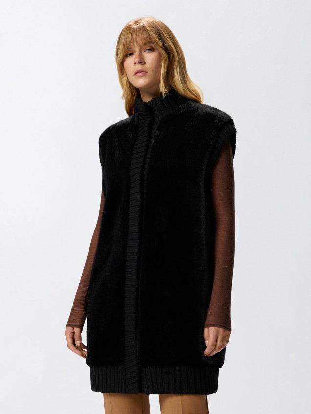 Colete com Gola Alta