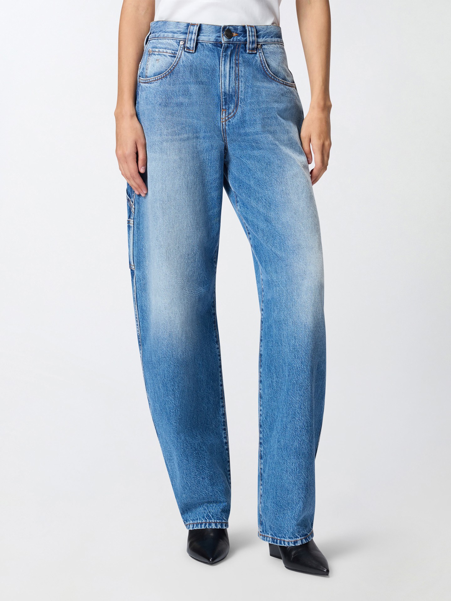 Calças de Ganga Carrot Fit