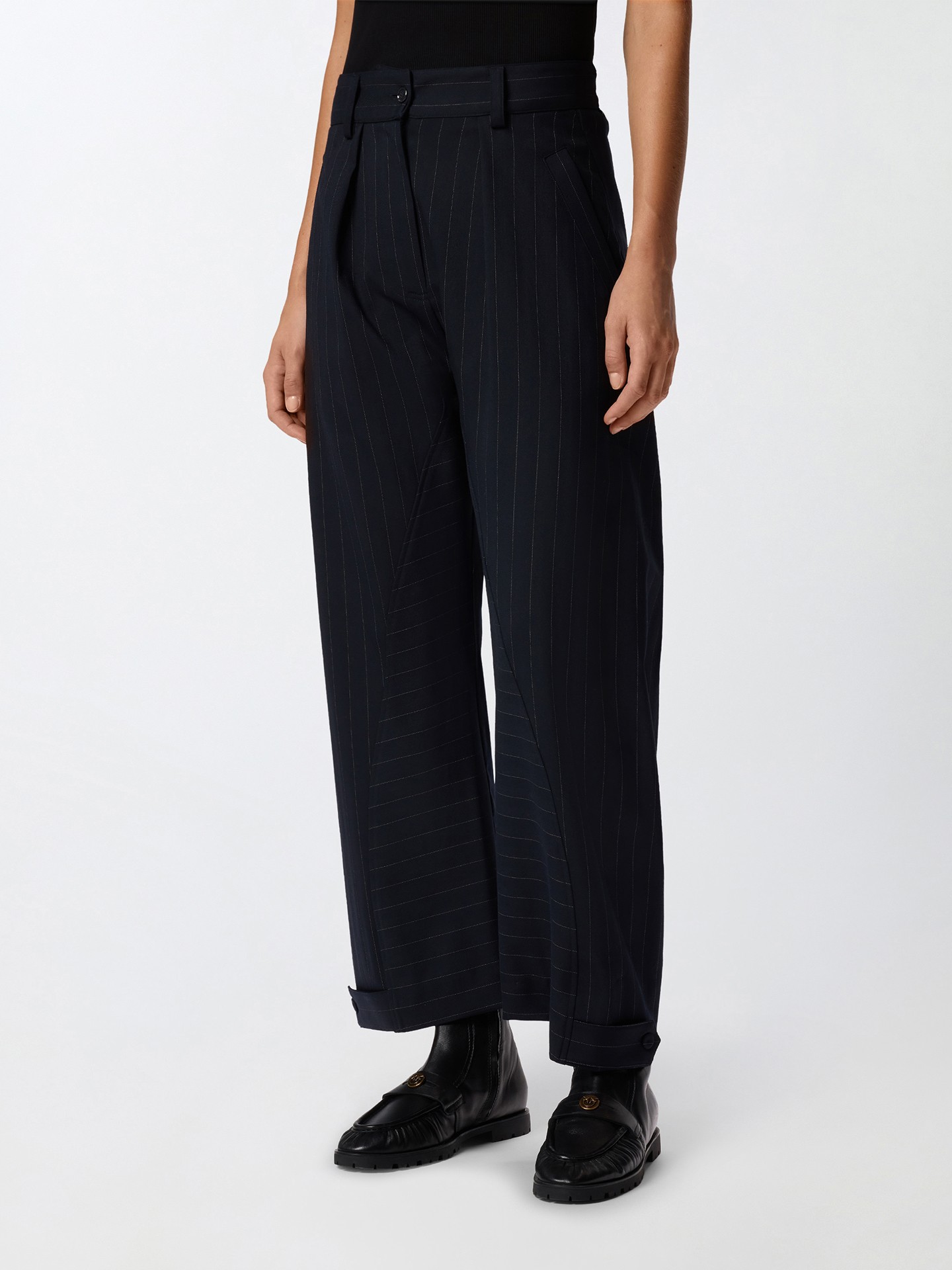 Calça de Alfaiataria Balloon Fit