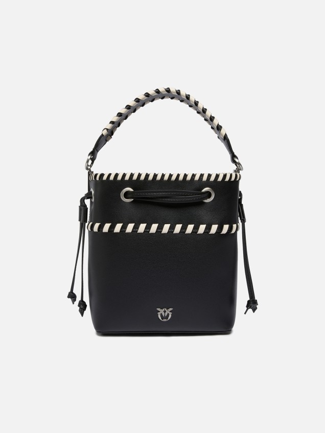 Bucket Bag em Pele