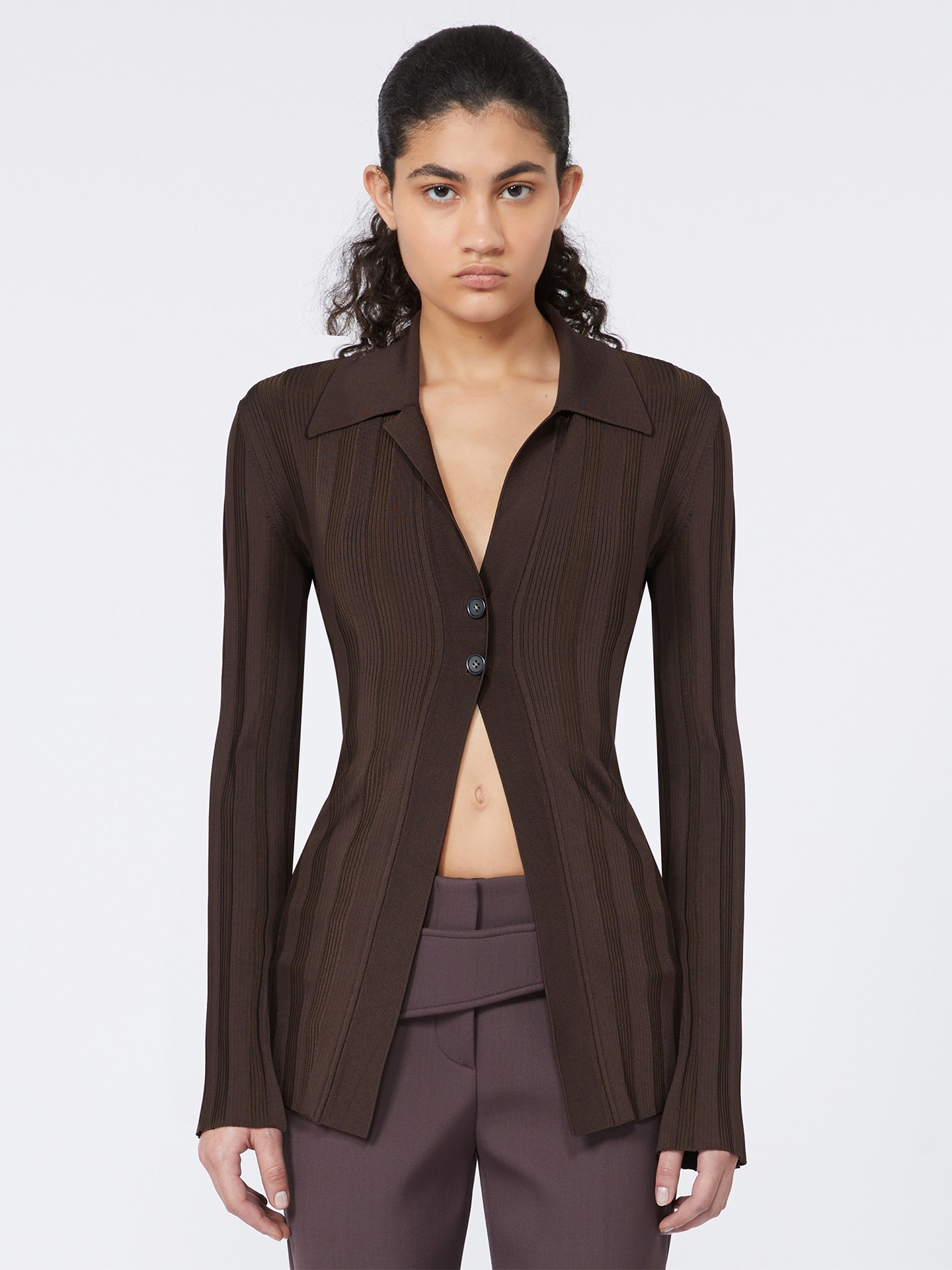 Casaco de Malha Brilhante Albio1234