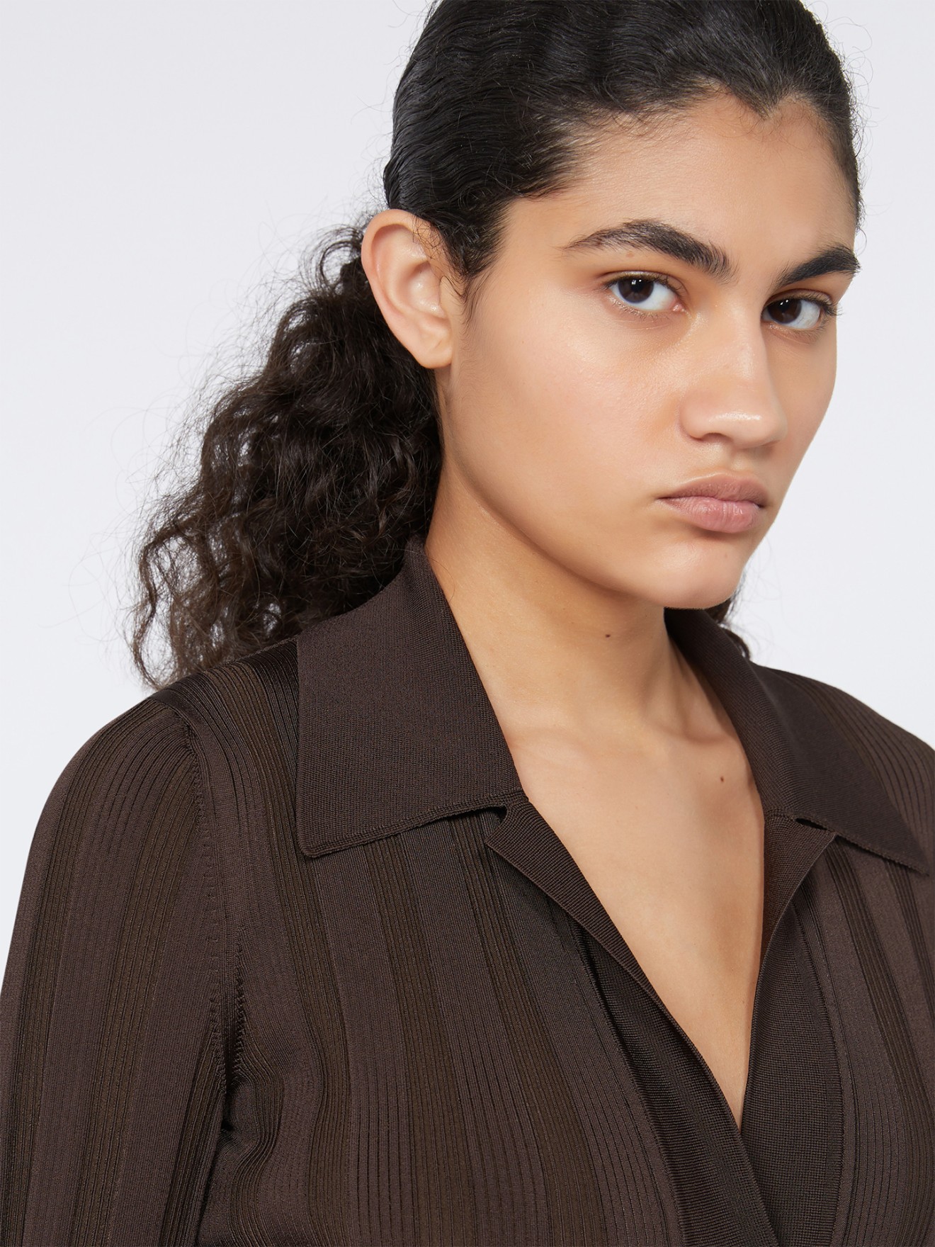 Casaco de Malha Brilhante Albio1234