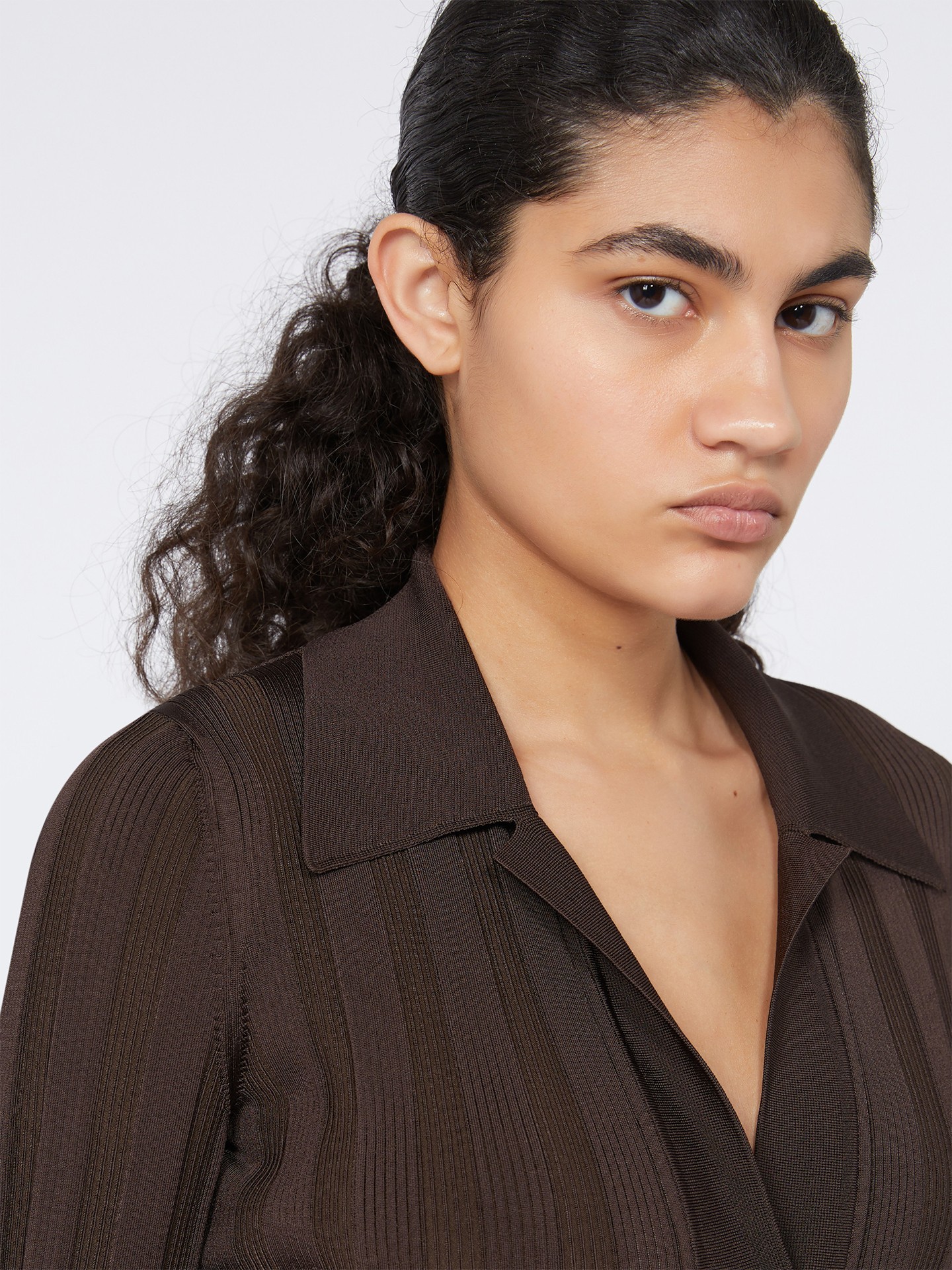 Casaco de Malha Brilhante Albio1234